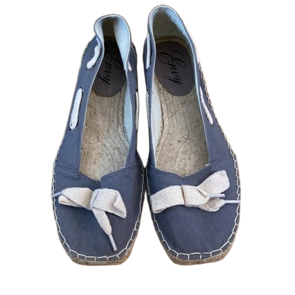 Envy Gray Sea Dog Flat Slip On Woman 10